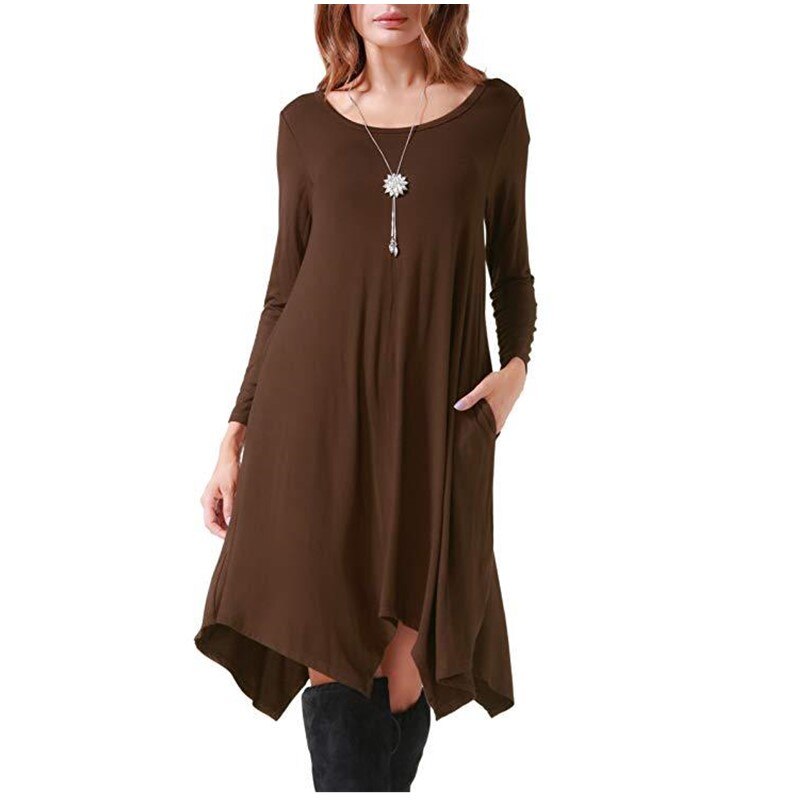 Women's Loose Style Cotton Dress