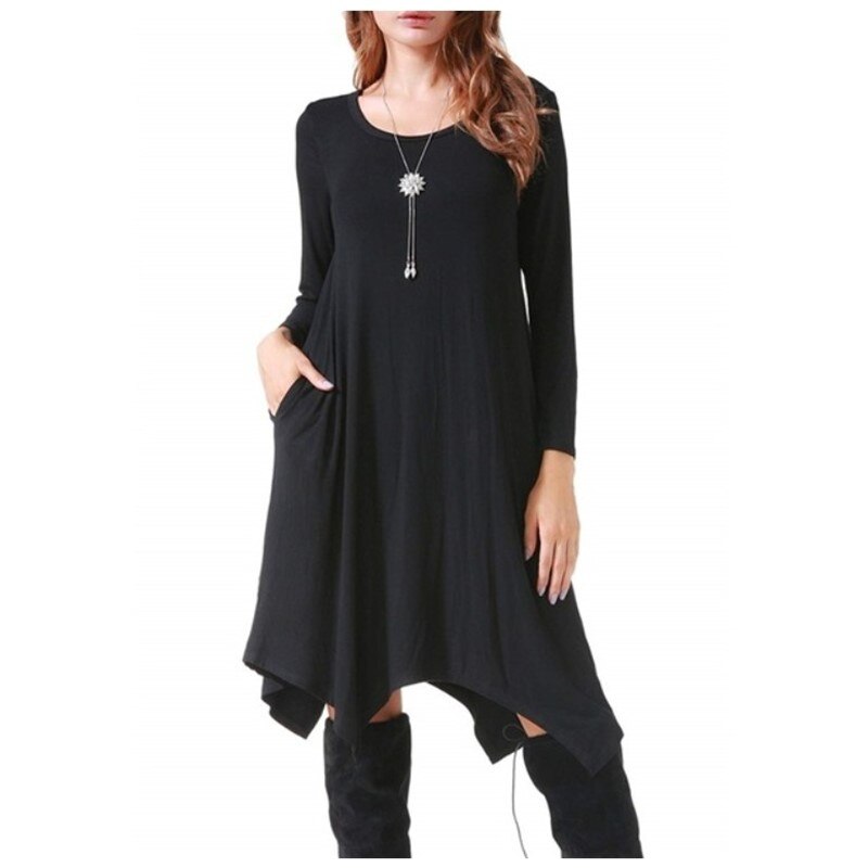 Women's Loose Style Cotton Dress