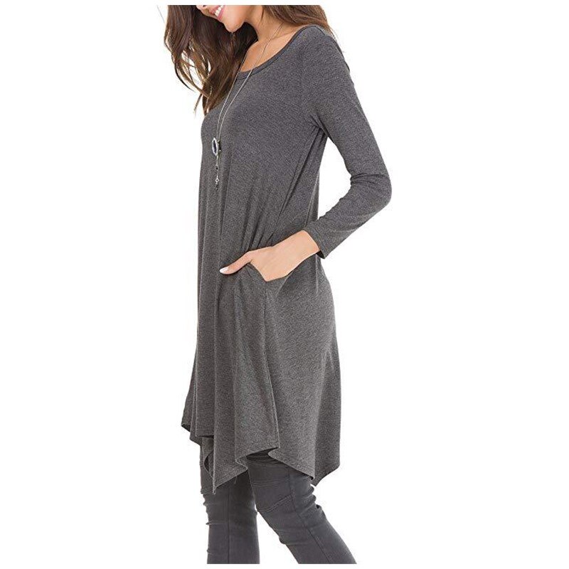 Women's Loose Style Cotton Dress