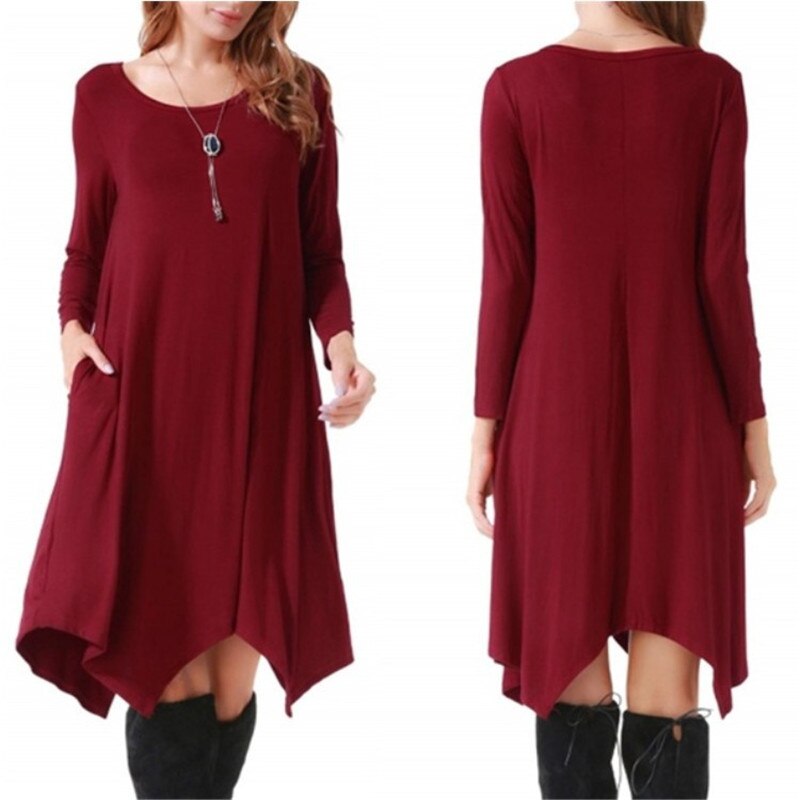 Women's Loose Style Cotton Dress