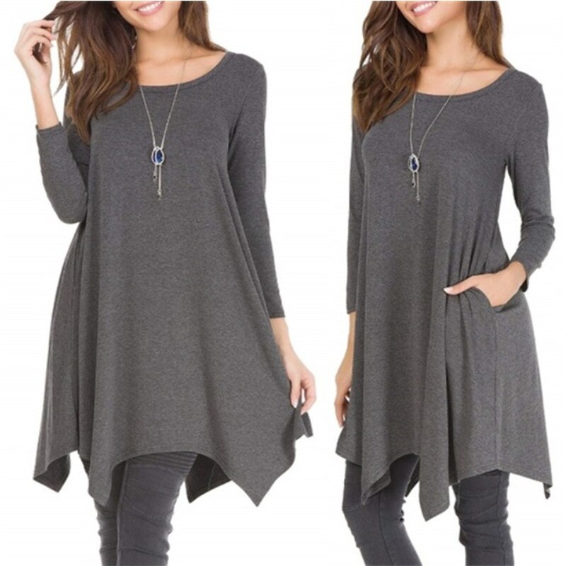 Women's Loose Style Cotton Dress