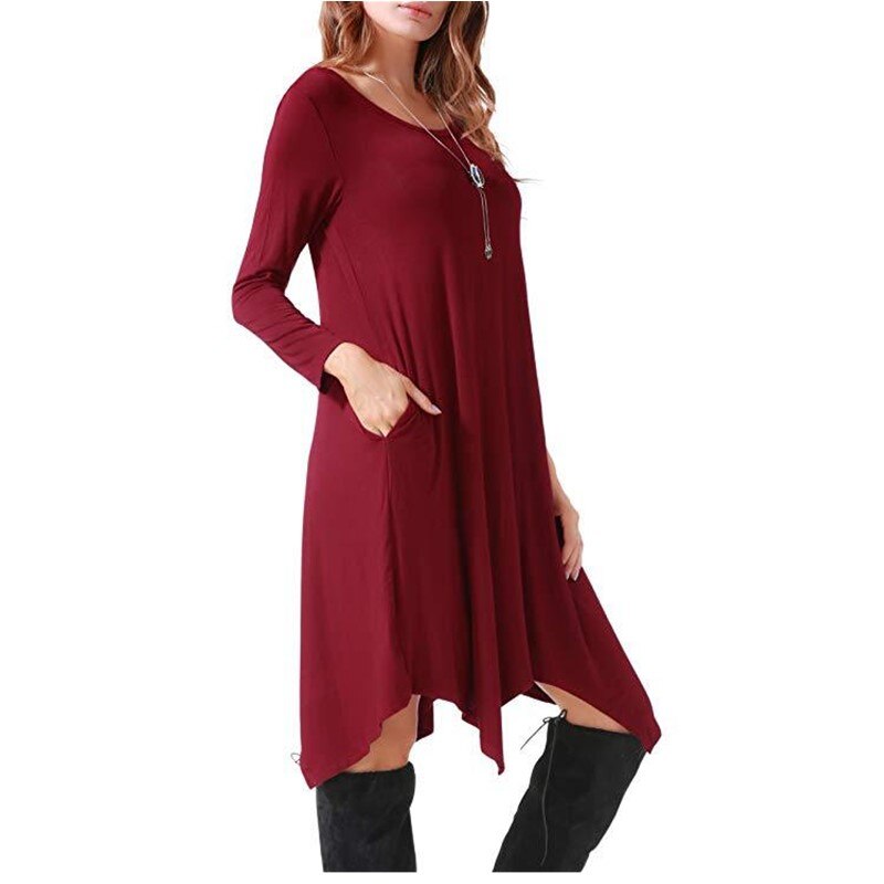 Women's Loose Style Cotton Dress